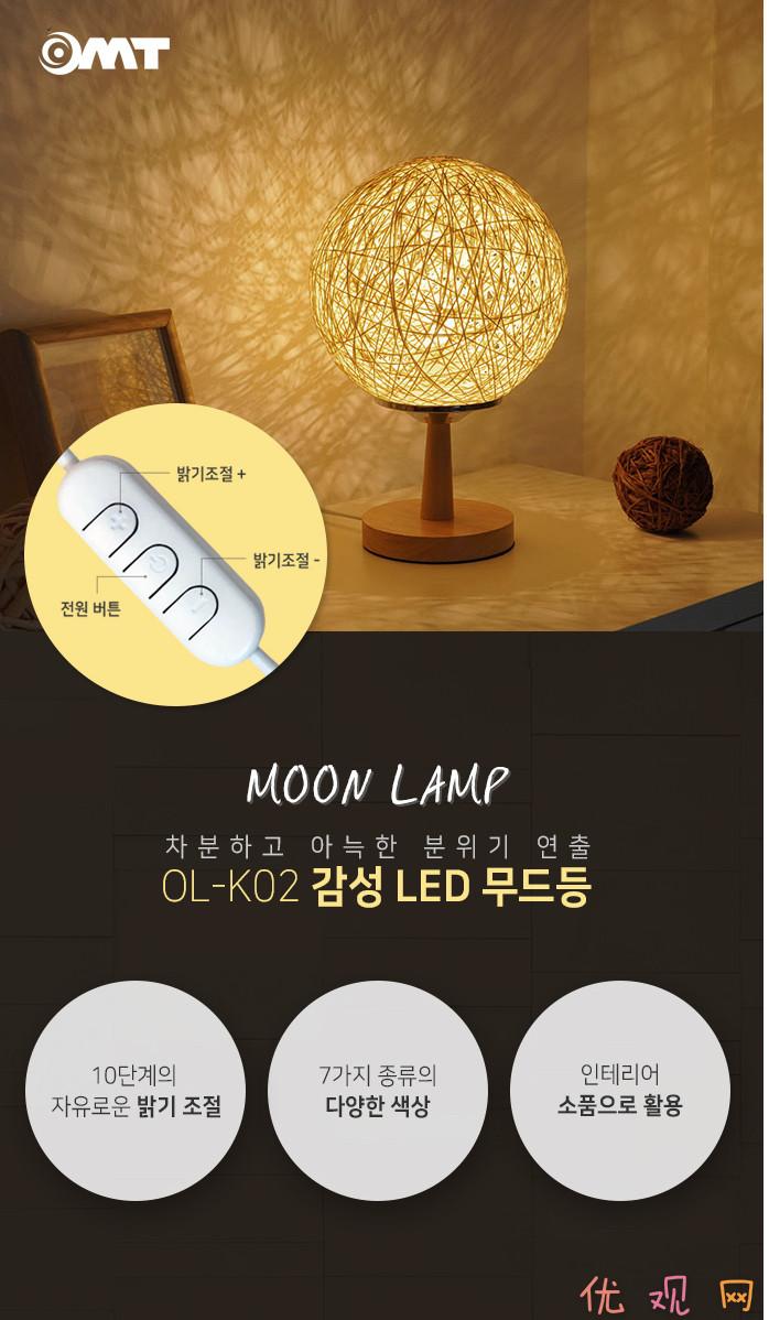 ▲韩国品牌推「LED星球台灯」。 （图／翻摄自10X10.co.kr）